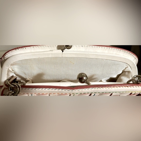 Gently Used ELLIOT LUCCA Woven Leather Satchel - Picture 10 of 10